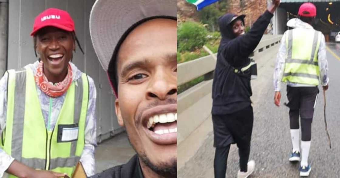 Man Braves Walk From Jhb to Cape Town to Raise Cash to Build Preschool Man Braves Walk From Jhb to Cape Town to Raise Cash to Build Preschool