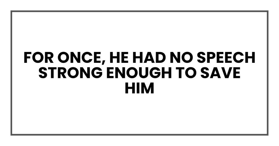 Father-in-law silenced