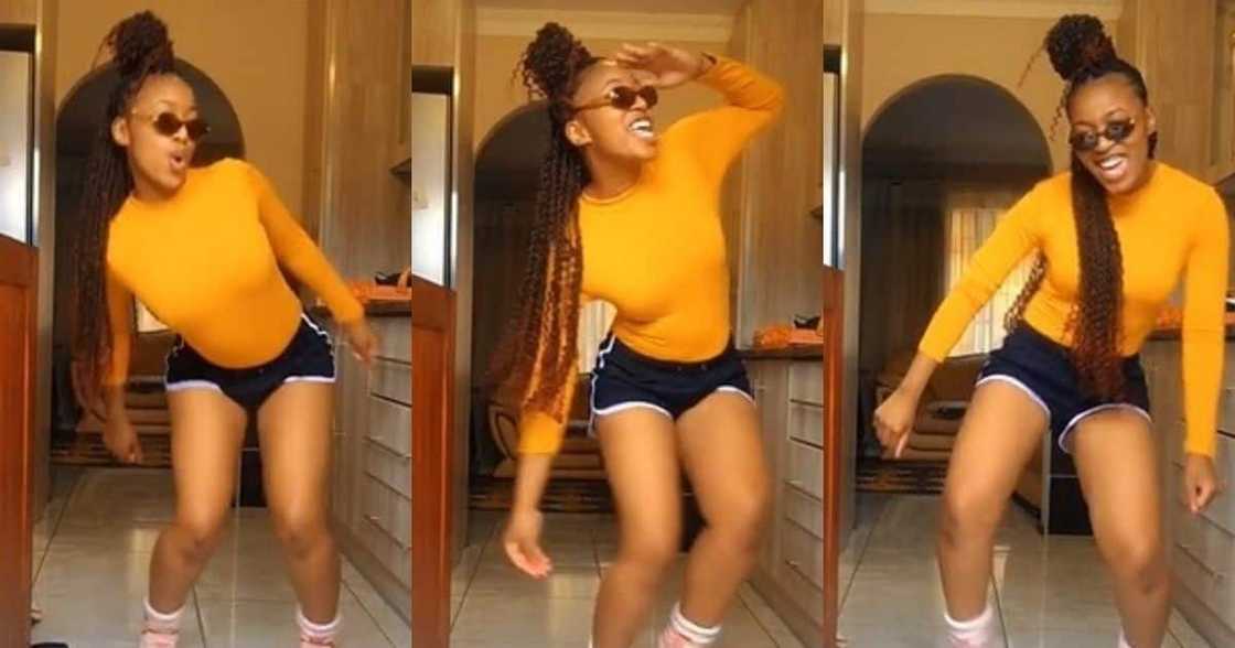 Beautiful lady, stunning woman, dancer, dancing, Busta 929, Ngixolele song, viral dance clip, TikTok dancer, trending video