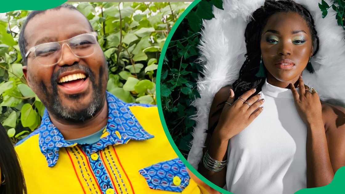 Luyanda Zwane and her dad Luyanda Zwane and her dad