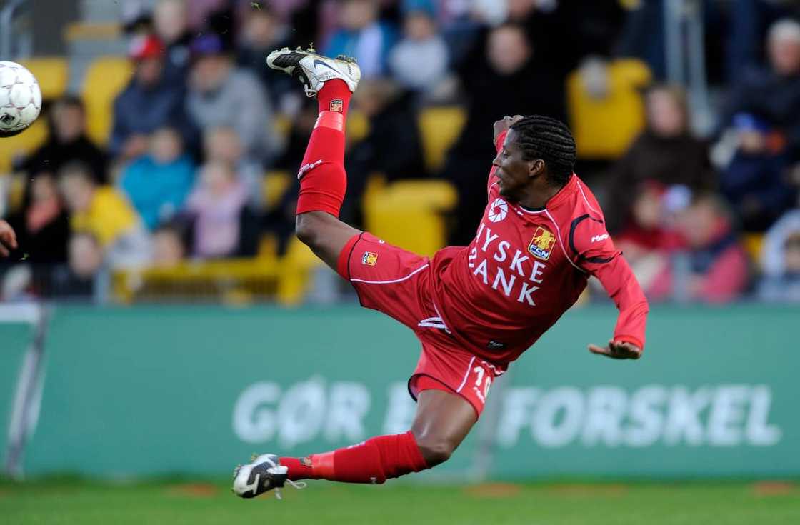 Sibusiso Zuma playing for FC Nordsjælland