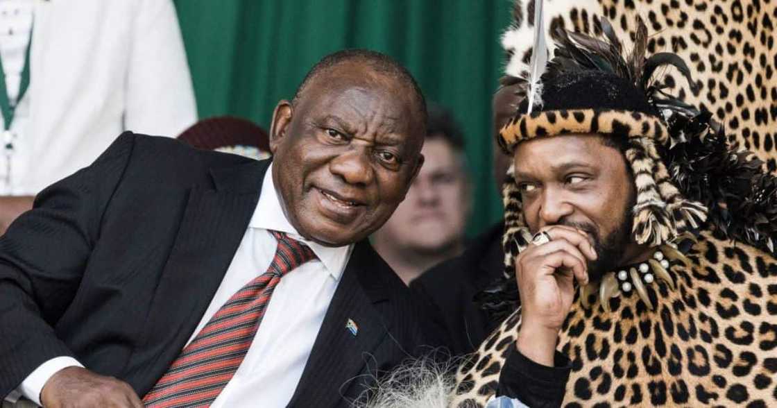 President Cyril Ramaphosa & King Misuzulu kaZwelitini