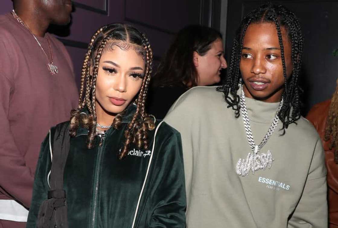 Coi Leray and Pressa at French Montana's birthday party Coi Leray and Pressa at French Montana's birthday party