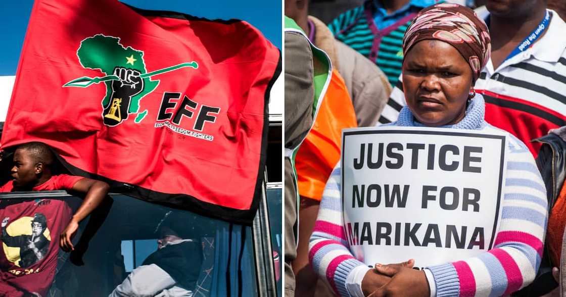 The Economic Freedom Fighters wants justice for Marikana victims The Economic Freedom Fighters wants justice for Marikana victims
