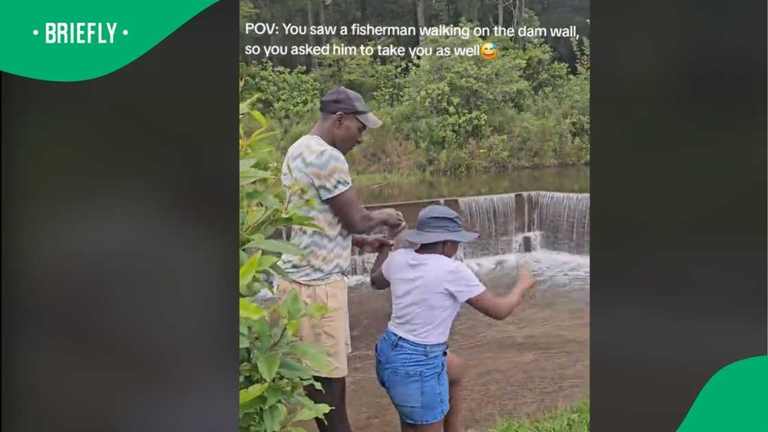 Woman's video crossing the Vondo dam wall goes viral. Woman's video crossing the Vondo dam wall goes viral.
