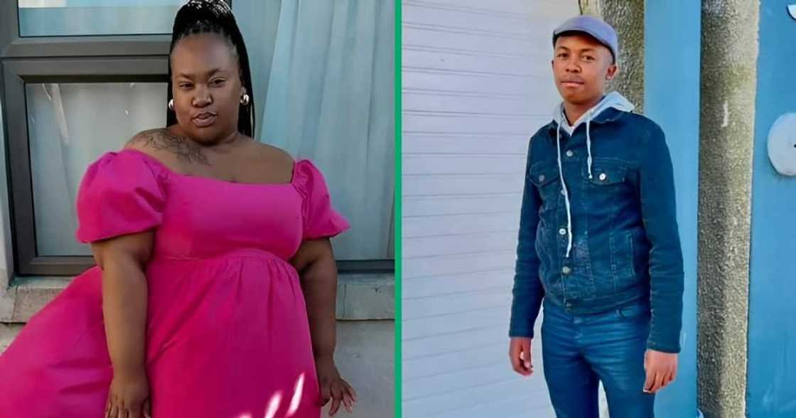 A TikTok video shows a woman welcoming her brother after work. A TikTok video shows a woman welcoming her brother after work.