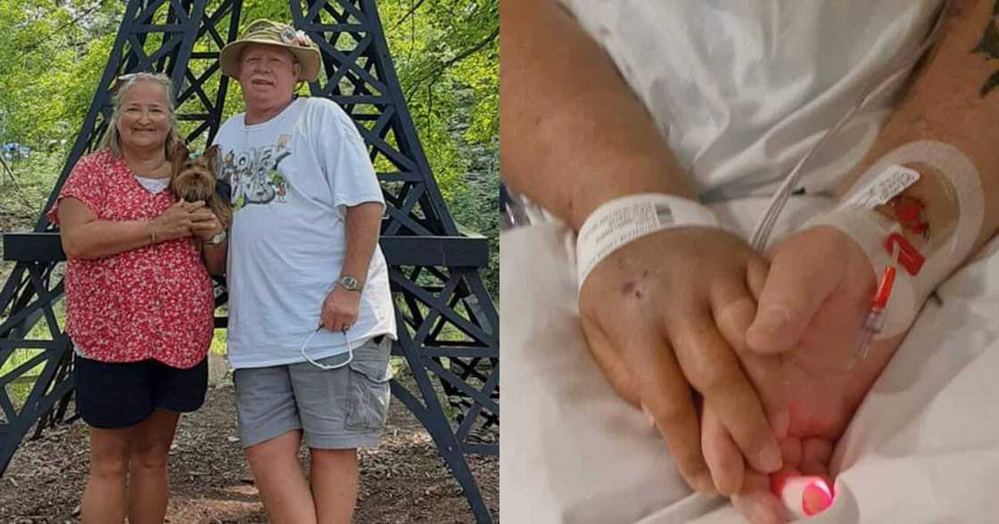 Couple die of COVID-19 while holding hands. Couple die of COVID-19 while holding hands.