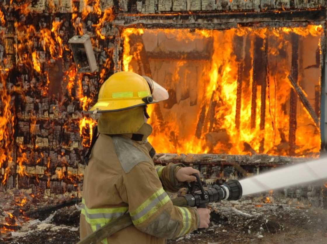 Five classes in a Free State school were torched down Five classes in a Free State school were torched down