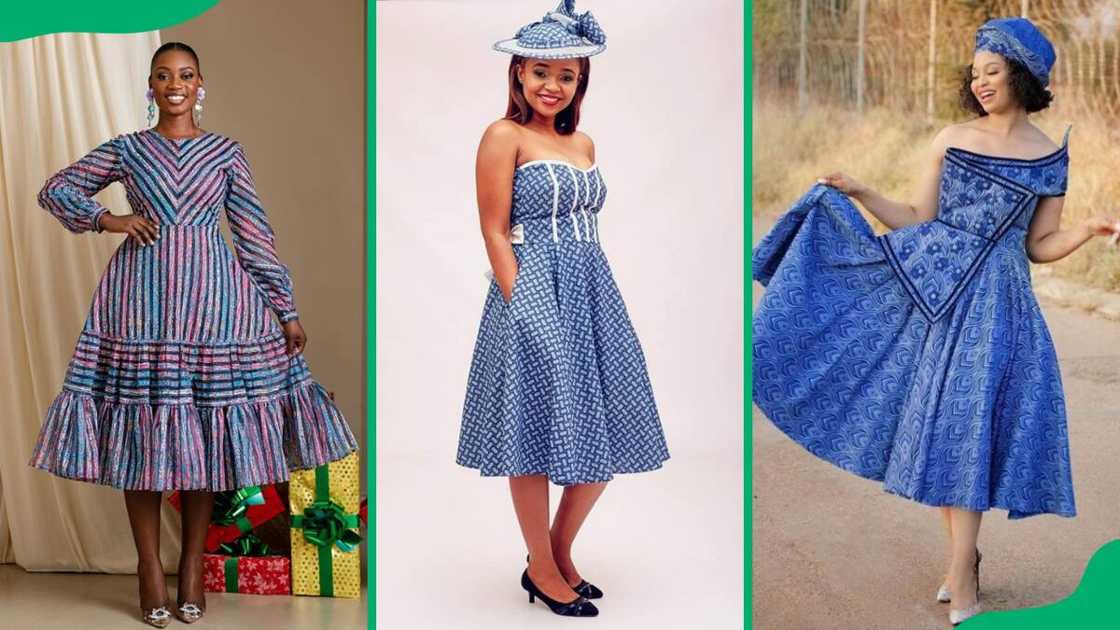 Shweshwe traditional dresses Shweshwe traditional dresses