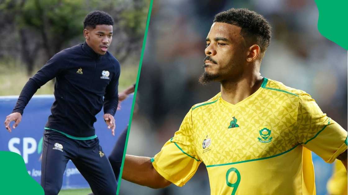 Jayden Adams and Lyle Foster scored against Benin. Jayden Adams and Lyle Foster scored against Benin.