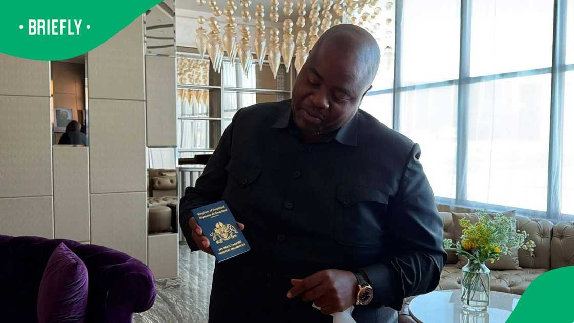 Zimbabwean businessman Wicknell Chivayo received a passport from King Mswati
