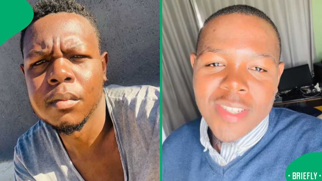 TikTok went wild after a South African man showed off his flawless skin, achieved through seven months of consistent product use
