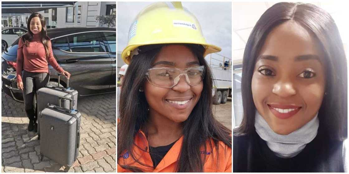Reactions as lady who left country with only two bags celebrates becoming mining engineer in Australia Reactions as lady who left country with only two bags celebrates becoming mining engineer in Australia