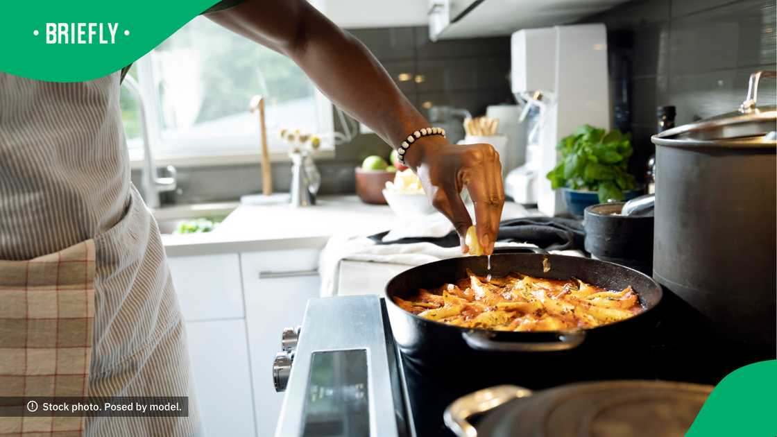 The content creator has many videos of her cooking on her profile. The content creator has many videos of her cooking on her profile.