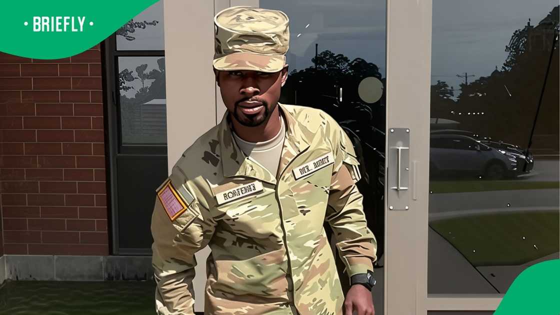 USA soldier does South African TikTok dance trend USA soldier does South African TikTok dance trend