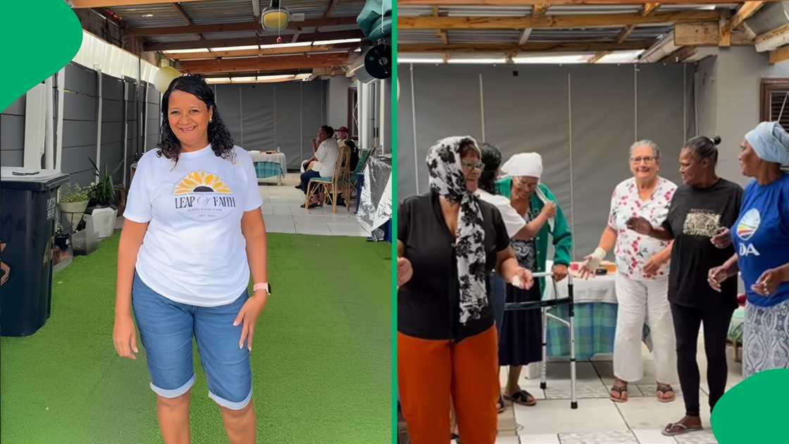 She shared that the gogos and mkhulus were also given food and participated in game activities