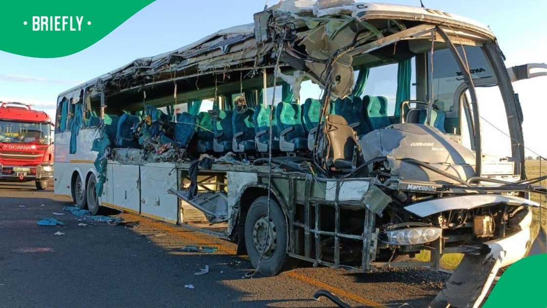 The bus involved in the deadly crash The bus involved in the deadly crash