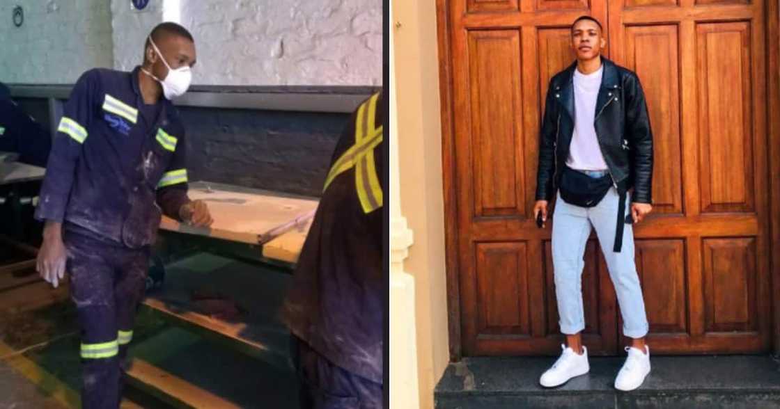 ‘Work vs Weekends’: Man Shares Cool Before & After Snaps, Mzansi Reacts