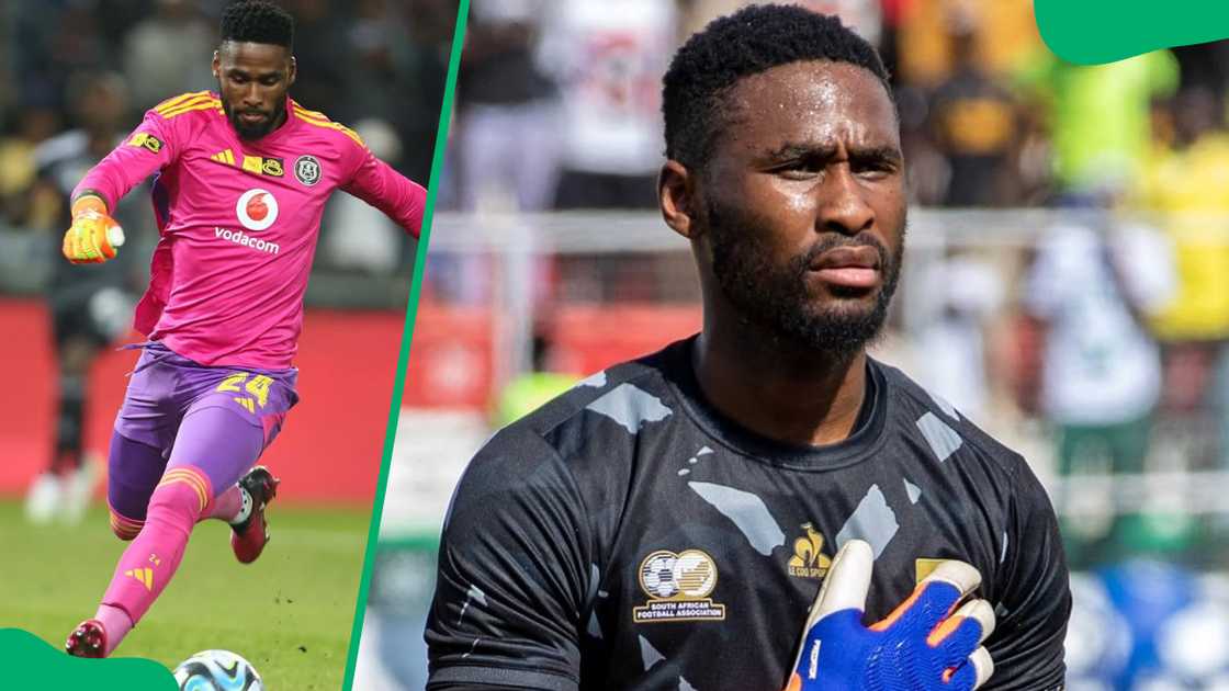 Goalkeeper Sipho Chaine Goalkeeper Sipho Chaine