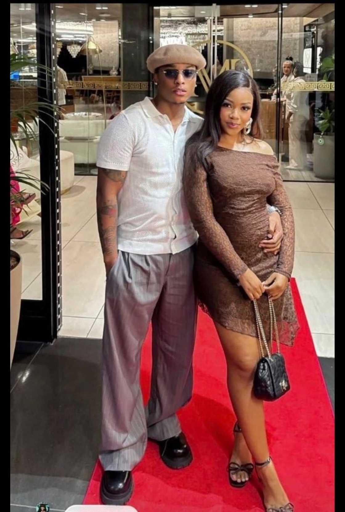 Liema Pantsi showed off her boyfriend's sweet gesture