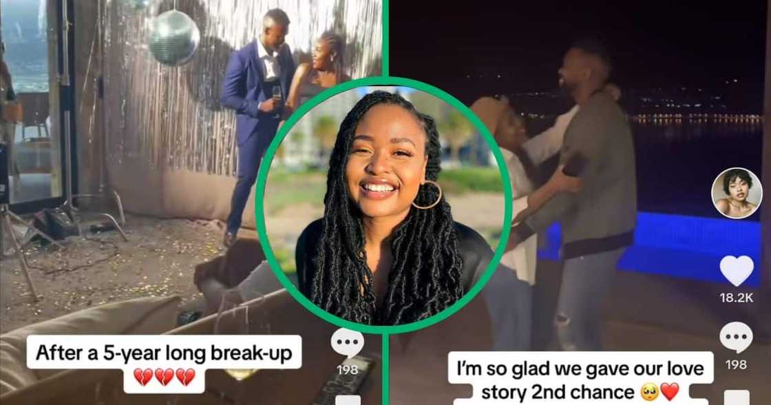 A young woman and her beau reunited after 5 years of separation. A young woman and her beau reunited after 5 years of separation.