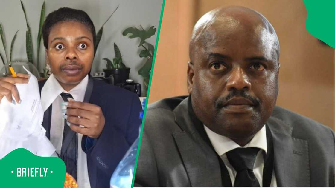 A woman made a skit about Julius Mkhwanazi’s Madlanga Commission stress.