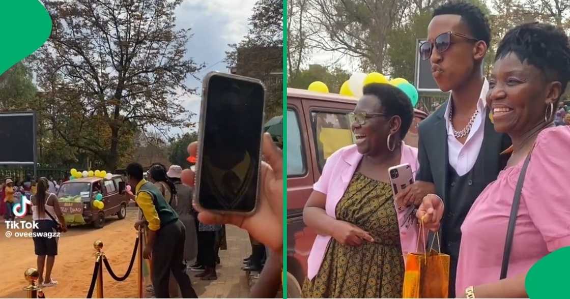 A learner shared visuals from his matric dance A learner shared visuals from his matric dance