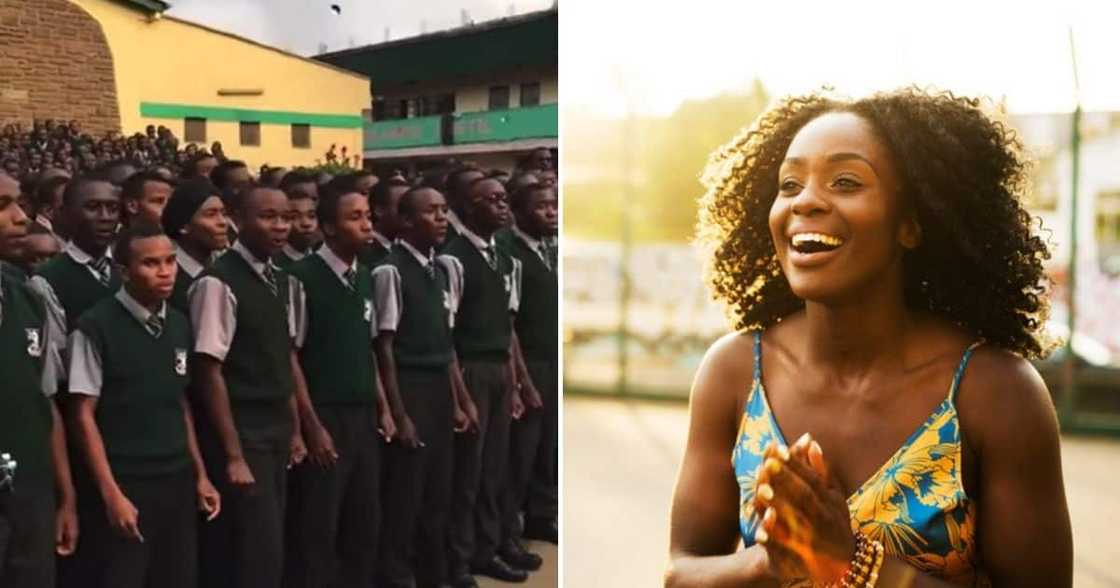 Video, African, School Pupils, Singing, Mzansi Video, African, School Pupils, Singing, Mzansi