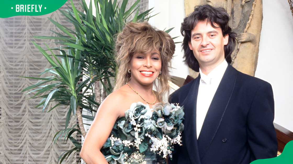 Tina Turner and Erwin Bach in London Tina Turner and Erwin Bach in London