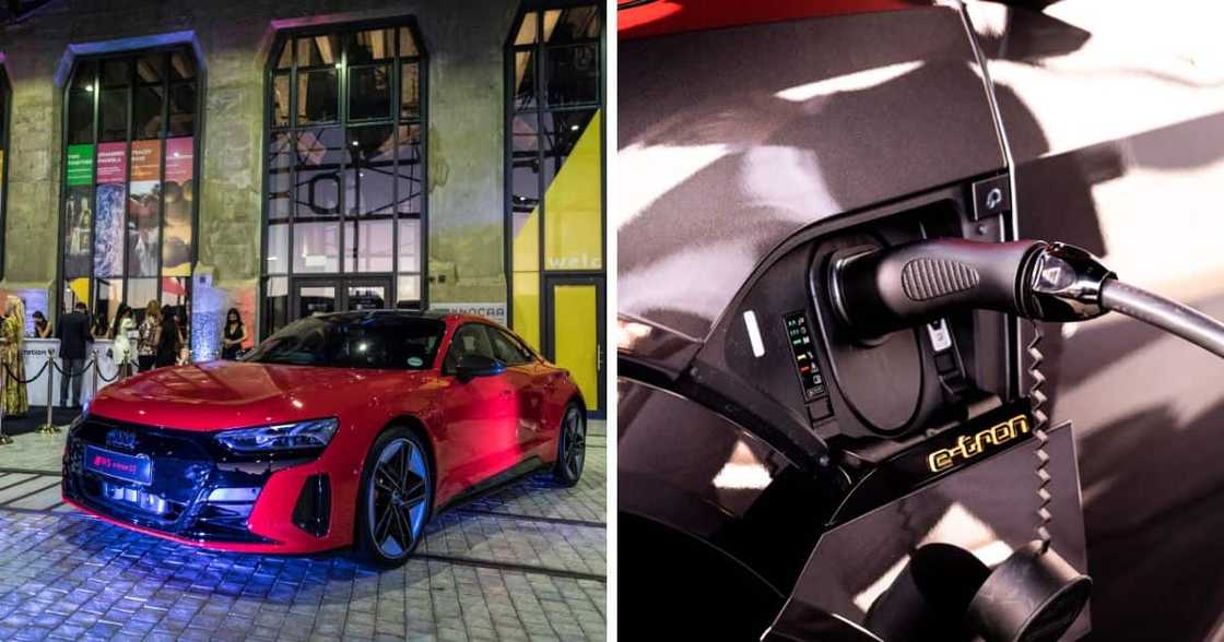 Audi E-Tron solar powered charger Audi E-Tron solar powered charger