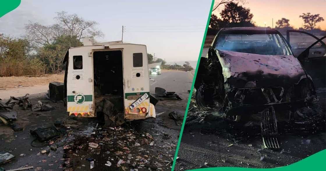 Suspects made off with an undisclosed amount of money in a cash-in-transit robbery in Thulamahashe, Bushbuckridge. Suspects made off with an undisclosed amount of money in a cash-in-transit robbery in Thulamahashe, Bushbuckridge.
