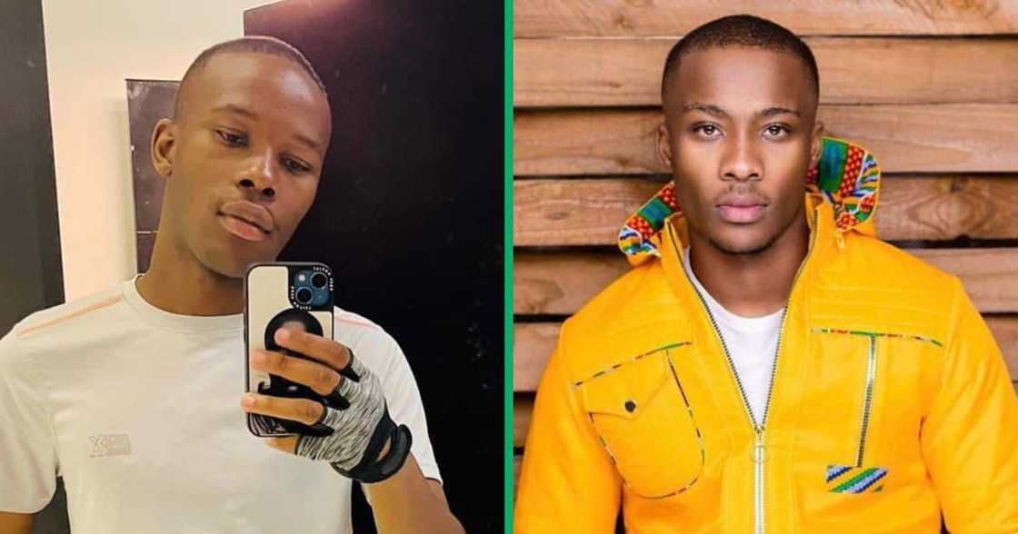 Social media commentator Jabulani Macdonald is convinced that he is actor Zamani Mbatha's lookalike. Social media commentator Jabulani Macdonald is convinced that he is actor Zamani Mbatha's lookalike.