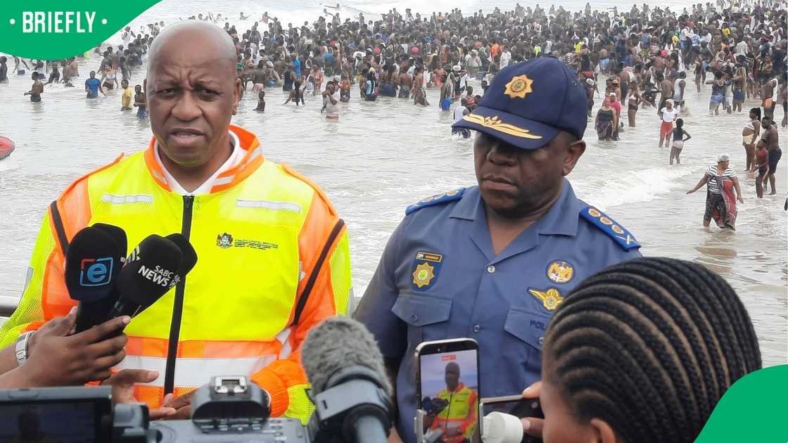 KZN Premier, Thamsanqa Ntuli, and Lieutenant General Nhlanhla Mkhwanazi