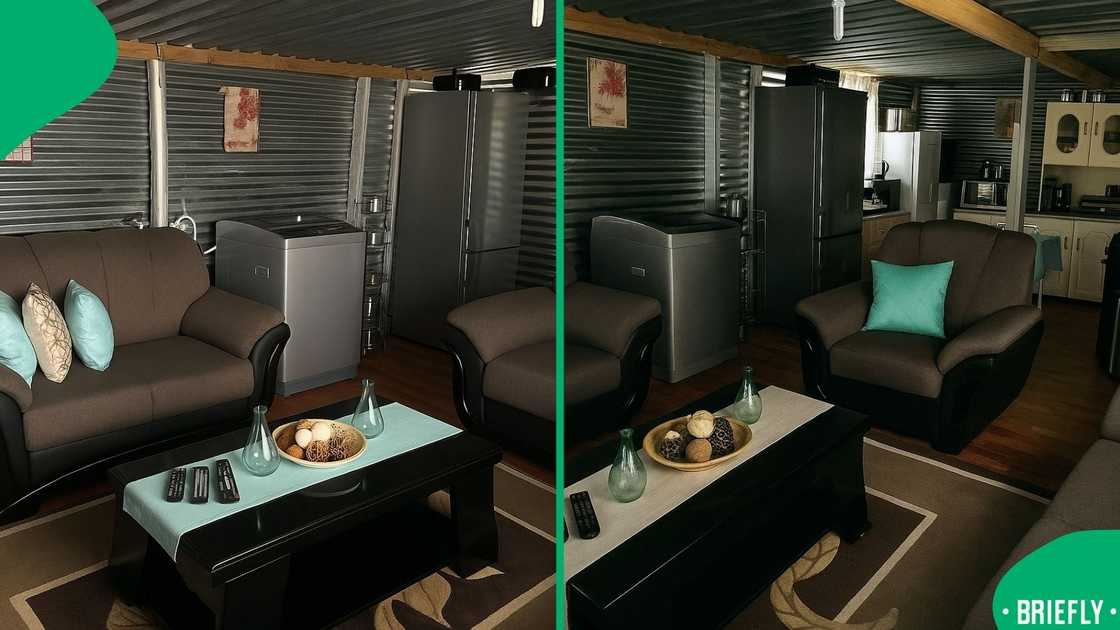 A clever interior design in a modest shack inspires admiration and discussions online