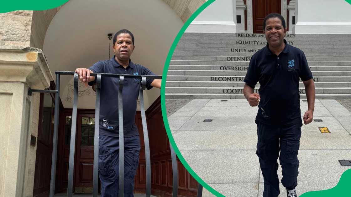 Lucky Montana taking one last stroll through the Parliament Precinct Lucky Montana taking one last stroll through the Parliament Precinct