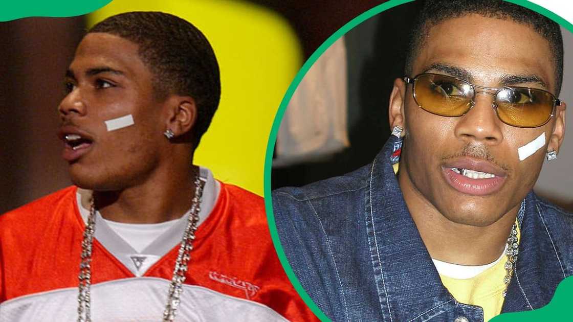 The story behind Nelly's band-aid: Why did he wear a plaster? - Briefly ...