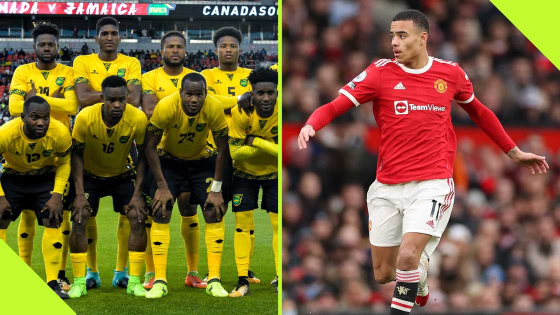 Mason Greenwood could represent Jamaica should he complete his switch of allegiance from England. Mason Greenwood could represent Jamaica should he complete his switch of allegiance from England.