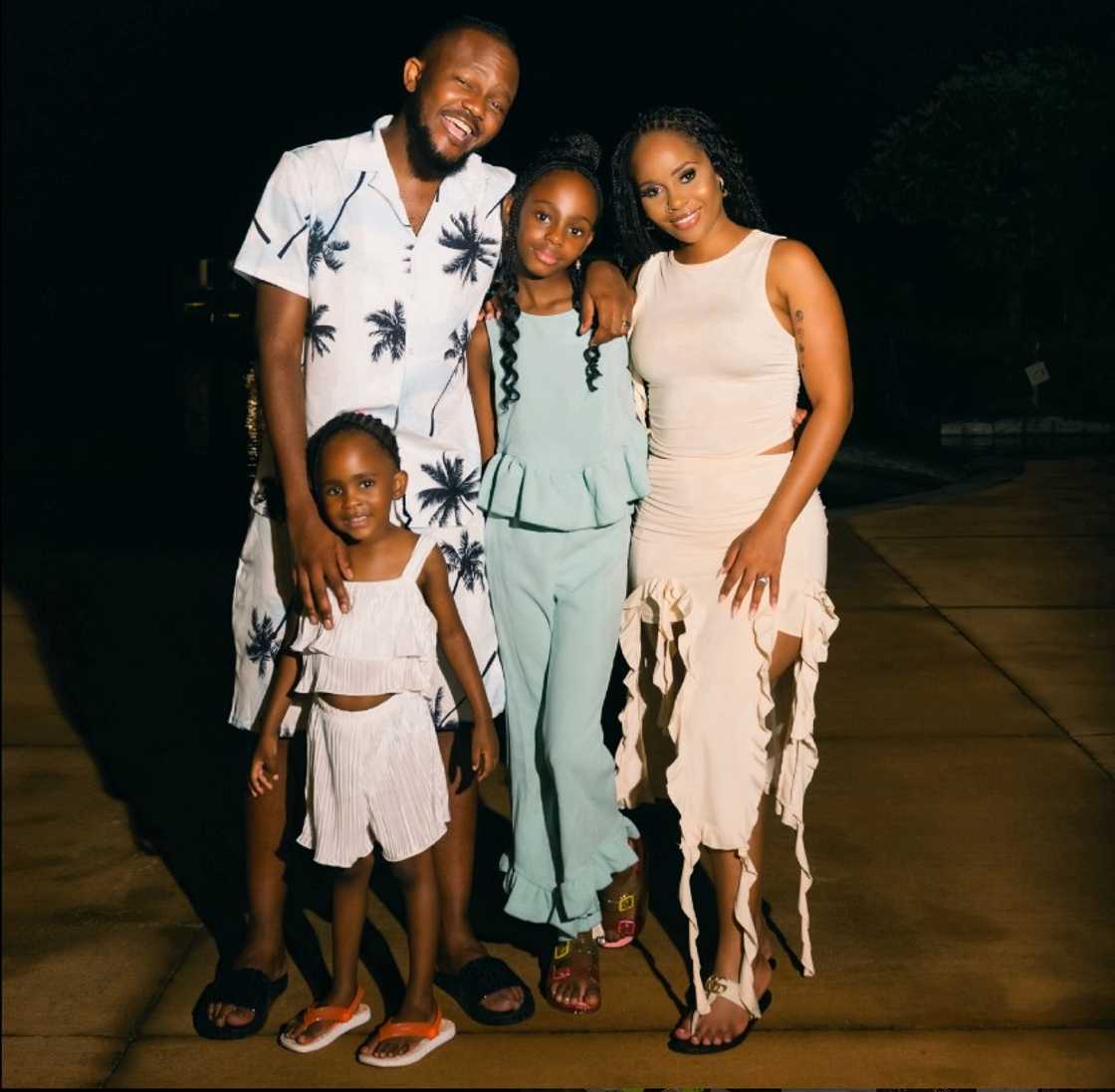 Kwesta has two daughters Khai and Kenya Vilakazi Kwesta has two daughters Khai and Kenya Vilakazi