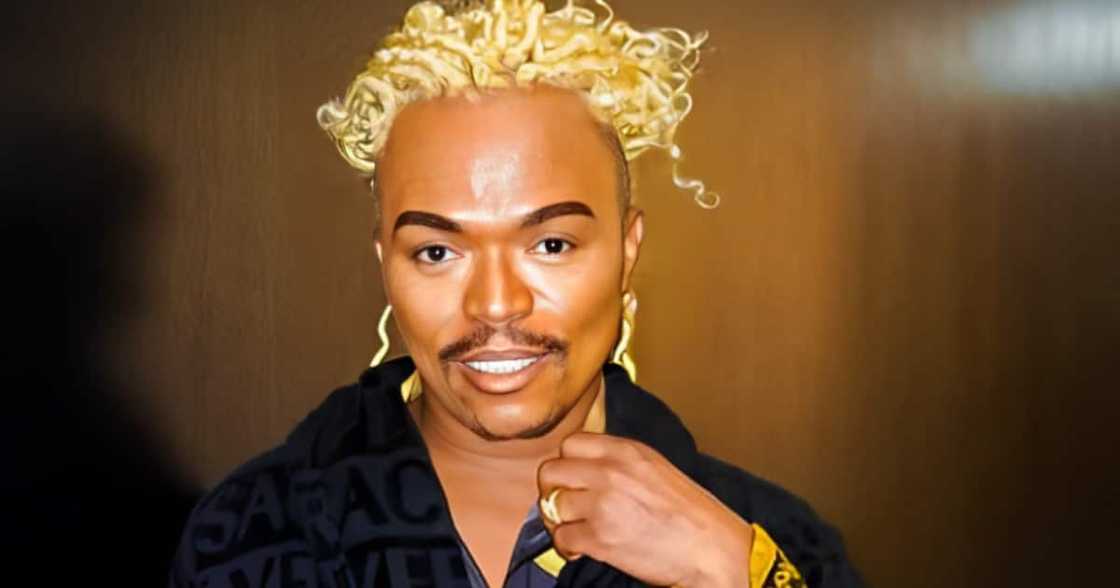 Somizi shared a hilarious video of him in red dancing to a country song Somizi shared a hilarious video of him in red dancing to a country song