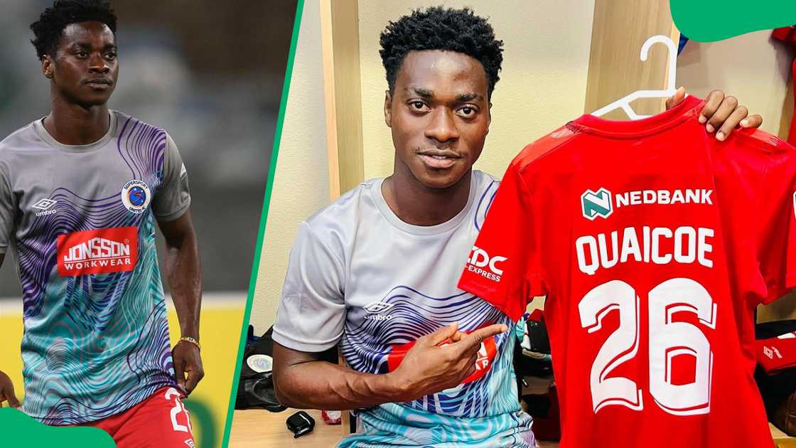 Enoch Quaicoe is a defender for Siwelele FC Enoch Quaicoe is a defender for Siwelele FC