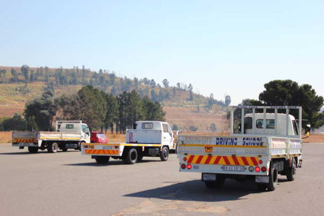 A general view of a driving school in Soweto, South Africa. A general view of a driving school in Soweto, South Africa.