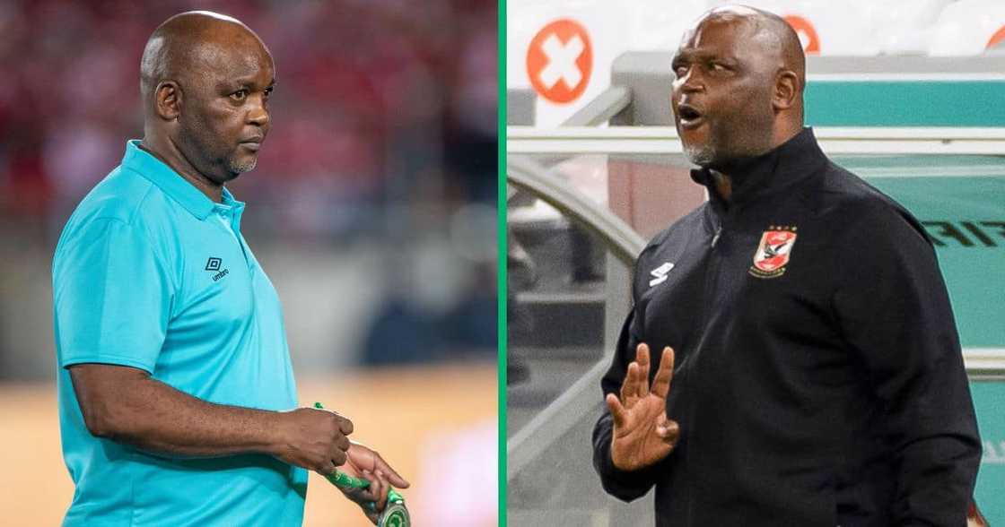 Pitso Mosimane is being sued by a former domestic worker. Pitso Mosimane is being sued by a former domestic worker.