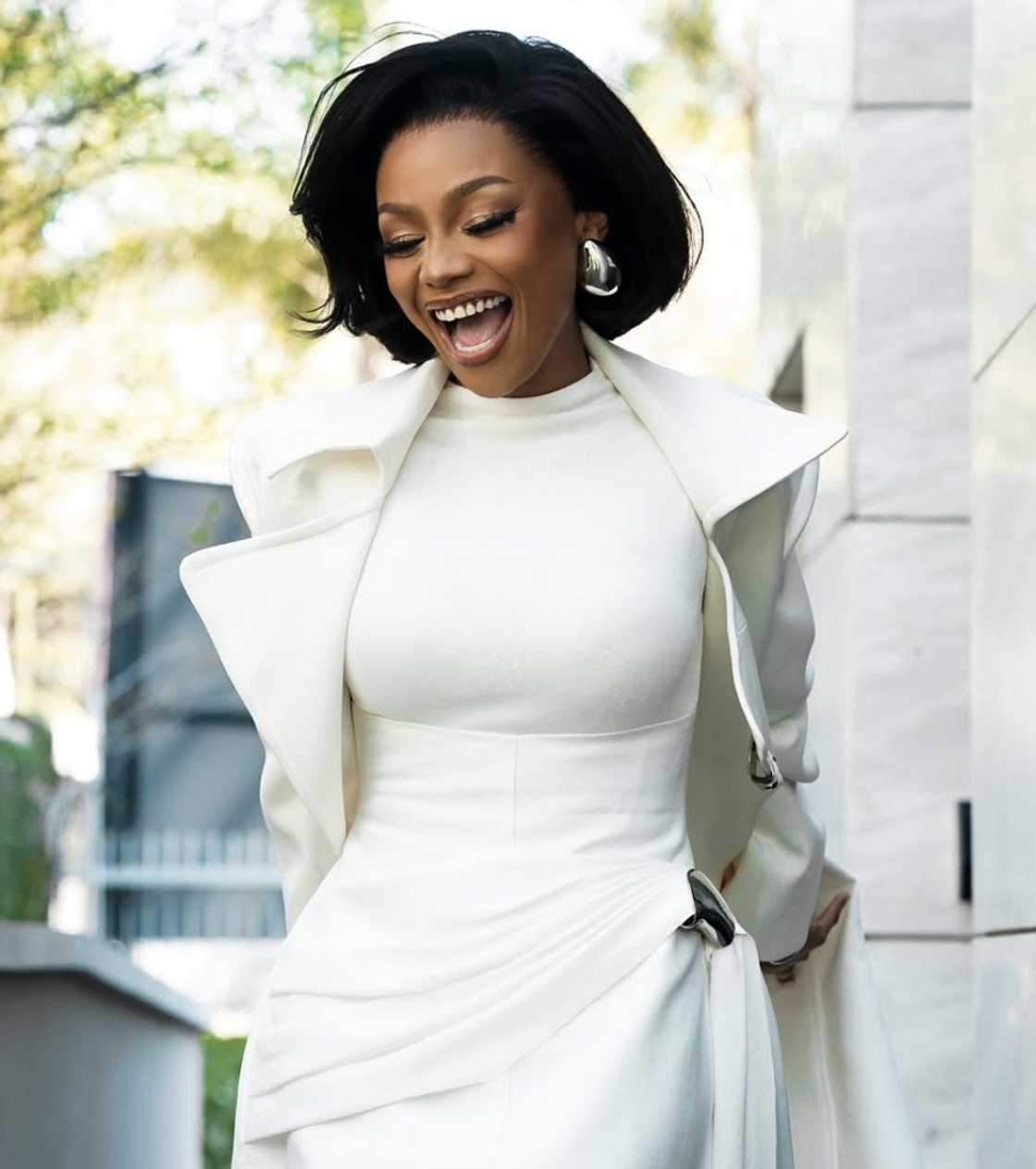 Bonang Matheba flaunted her romantic getaway with her man