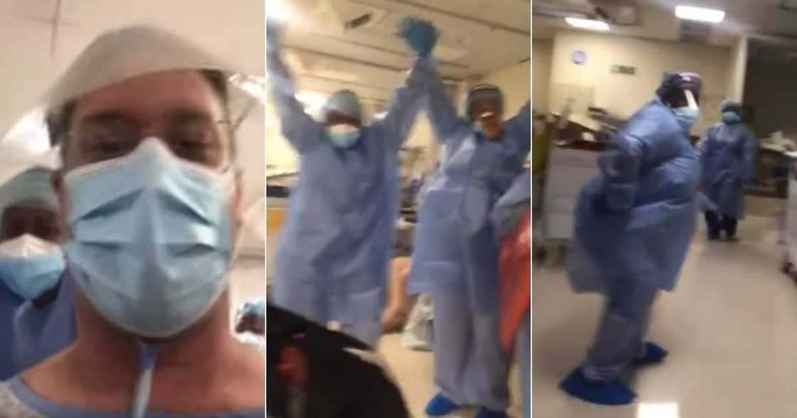 Woman, Praises, Staff, and Husband, ICU Woman, Praises, Staff, and Husband, ICU