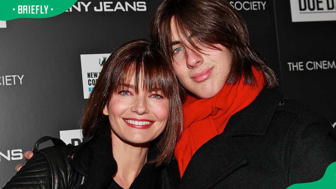 Paulina Porizkova and Jonathan Otcasek during the 2010 Cinema Society & DKNY Jeans screening of Due Date Paulina Porizkova and Jonathan Otcasek during the 2010 Cinema Society & DKNY Jeans screening of Due Date