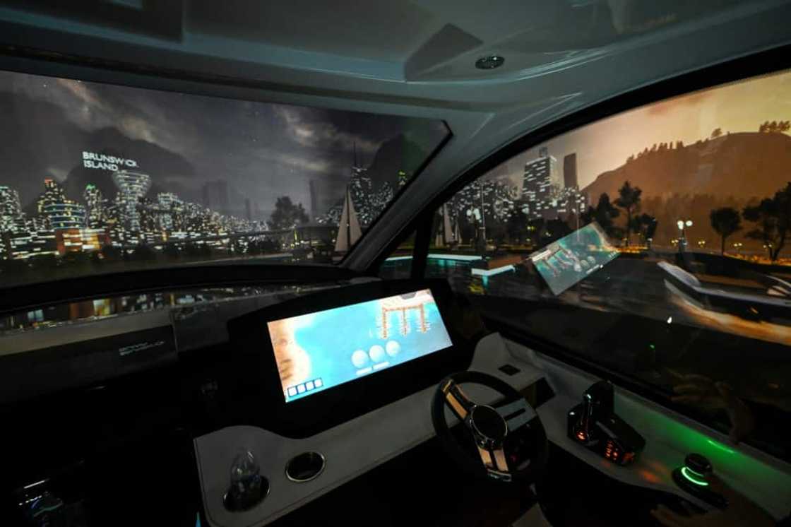 Brunswick's autonomous docking technology on display at the CES consumer electronics show in Las Vegas Brunswick's autonomous docking technology on display at the CES consumer electronics show in Las Vegas