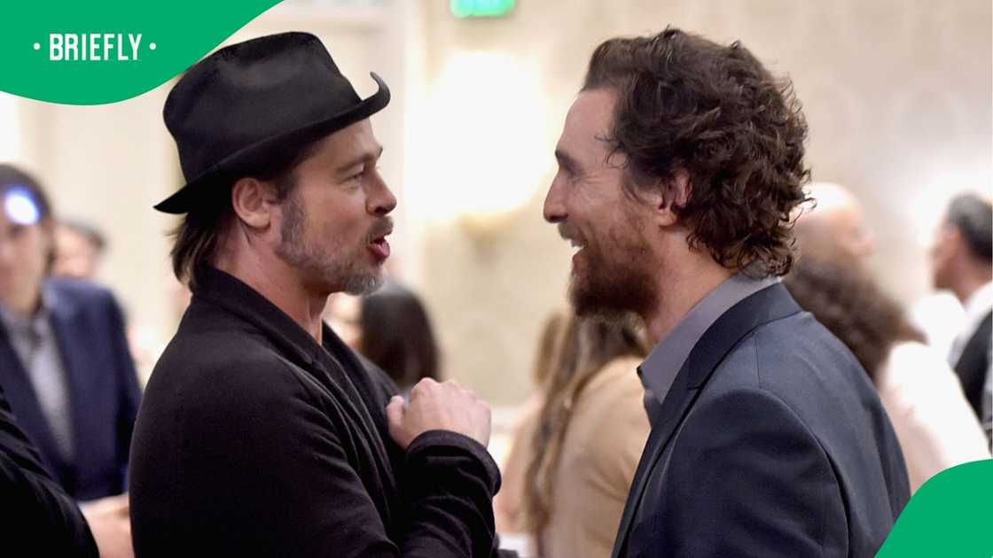 Brad Pitt and Matthew McConaughey at the 15th Annual AFI Awards in 2015.