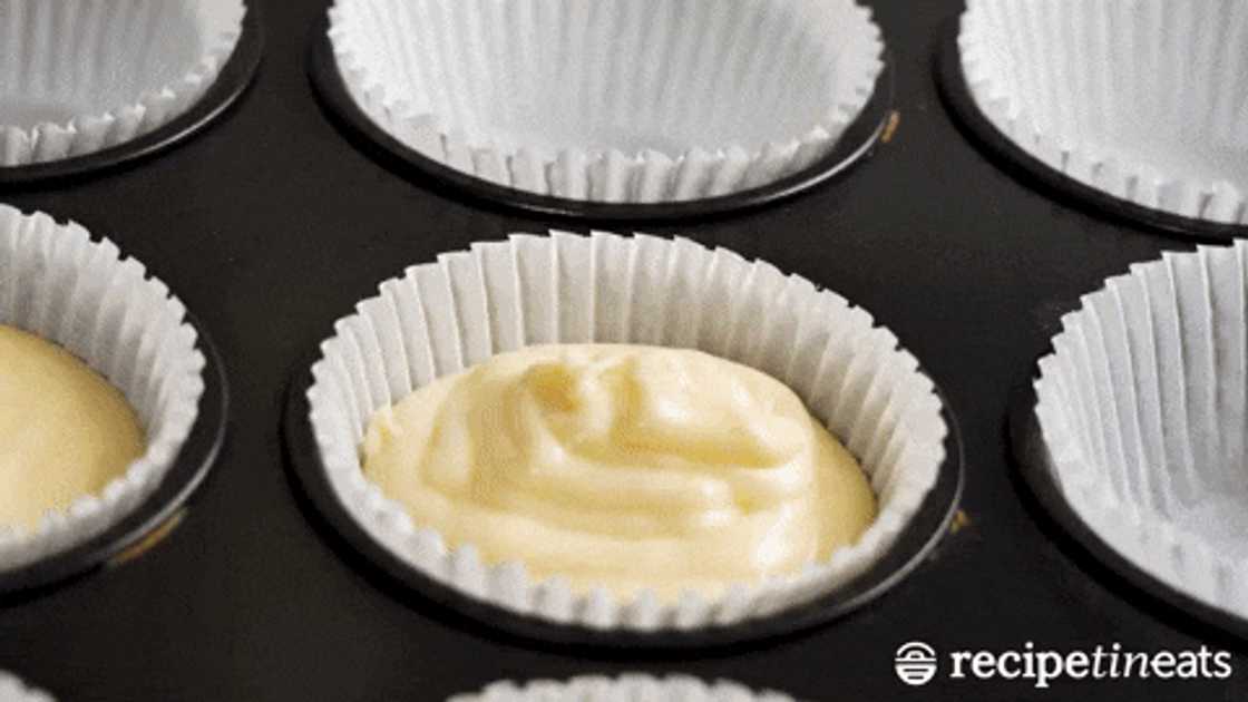 Baking vanilla cupcakes Baking vanilla cupcakes