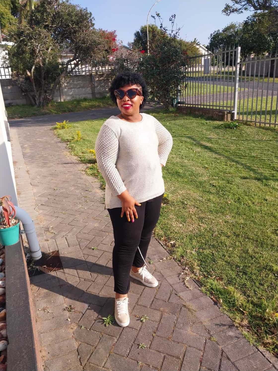 Others congratulated the woman on her hard work and described the large plot of land as real riches Others congratulated the woman on her hard work and described the large plot of land as real riches