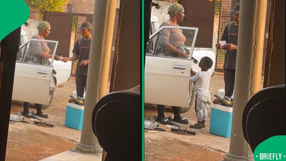 Viewers were moved as a proud son offered his mother his entire first paycheck, captured in a trending video Viewers were moved as a proud son offered his mother his entire first paycheck, captured in a trending video